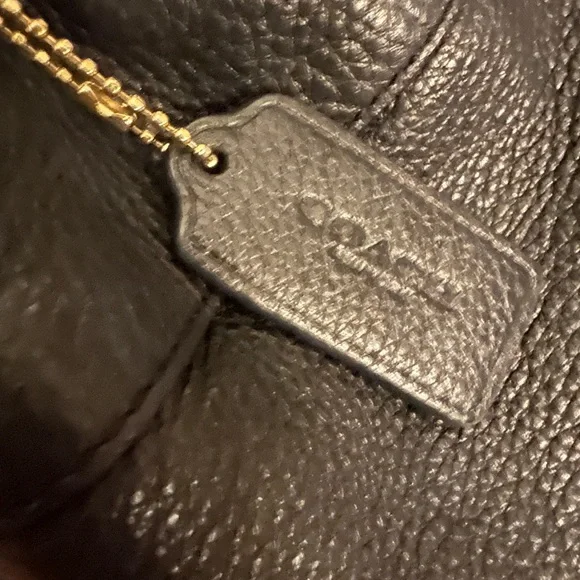 Coach Billie Black Pebble Leather Backpack - Picture 6 of 6